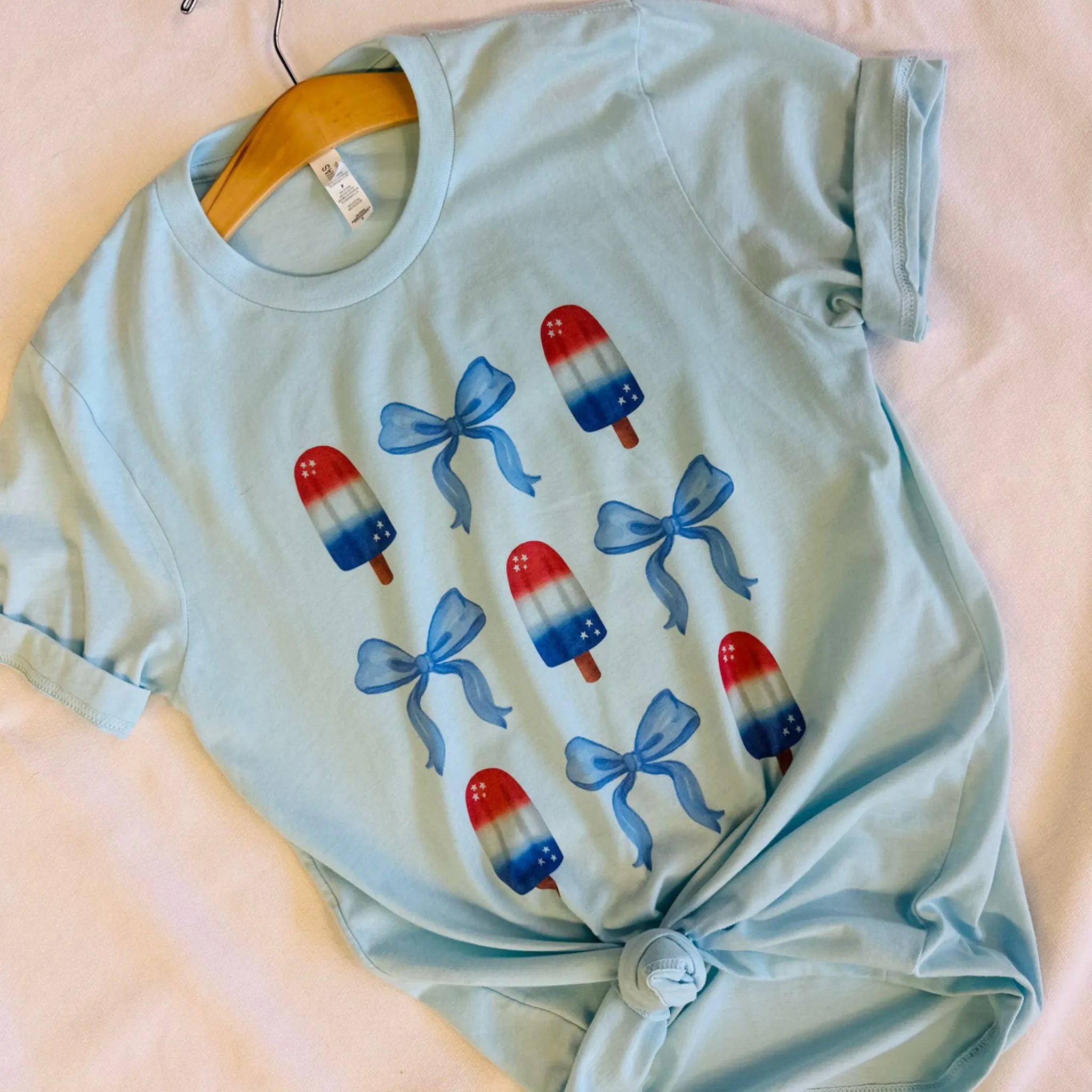 4th of July T Shirts | Bow and Popsicle