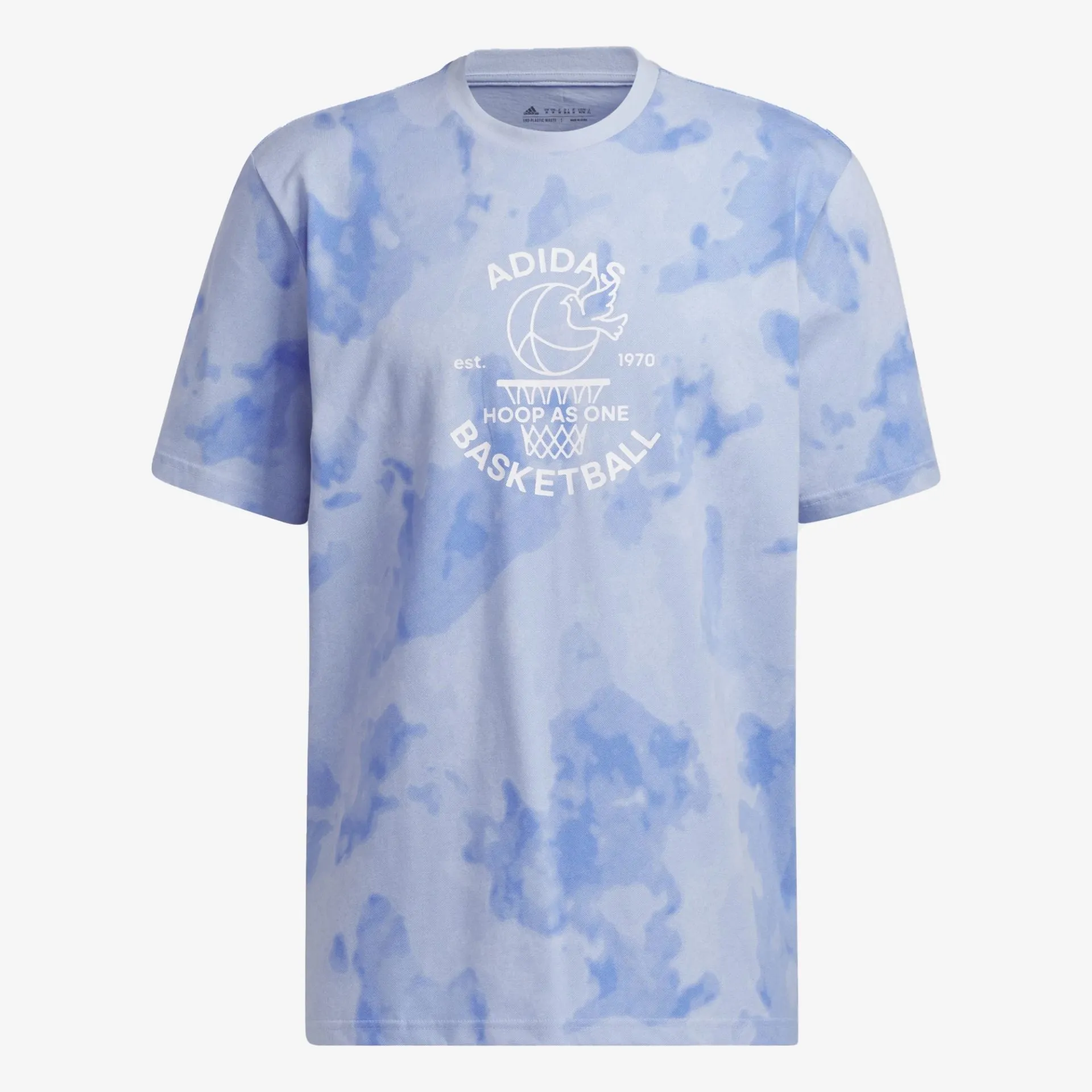 Adidas | WORLDWIDE HOOPS BASKETBALL GRAPHIC TEE { BLUE