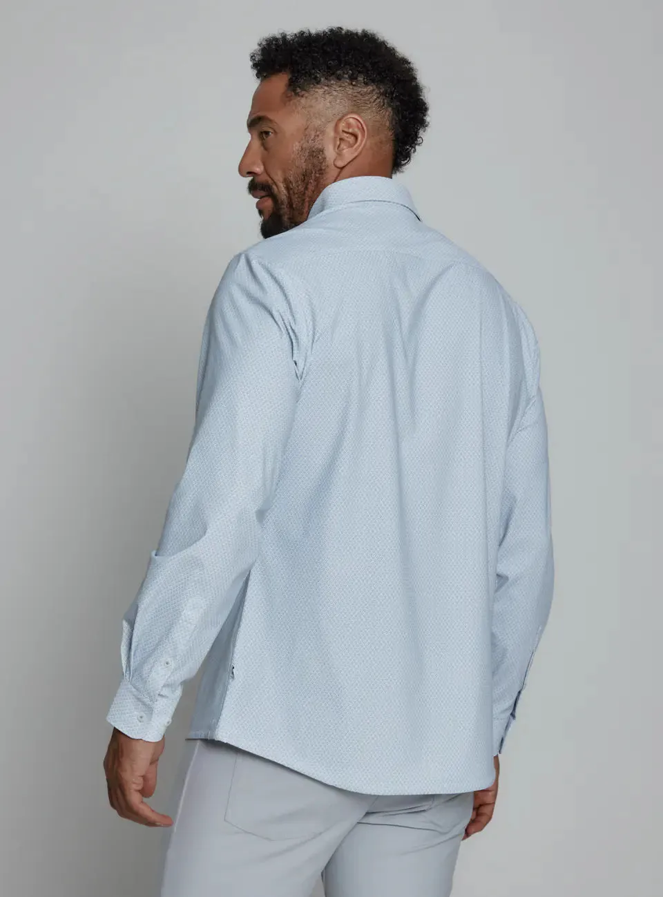 Adler Long Sleeve Shirt | Light Grey