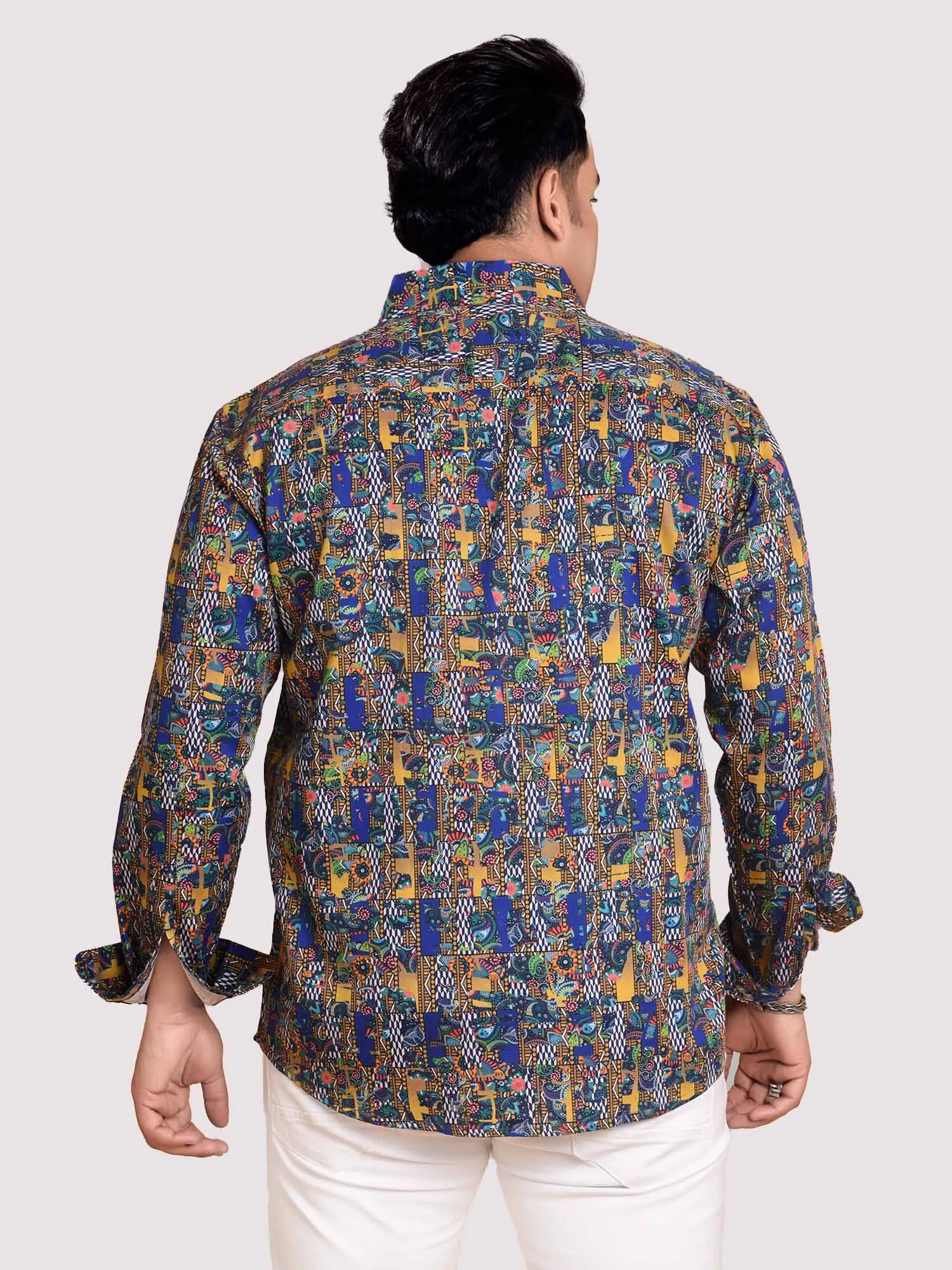 Alluring Digital Printed Shirt Men's Plus Size