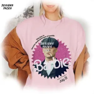 Barbie Barbie Pink Tommy Shelby Barbie PNG Design