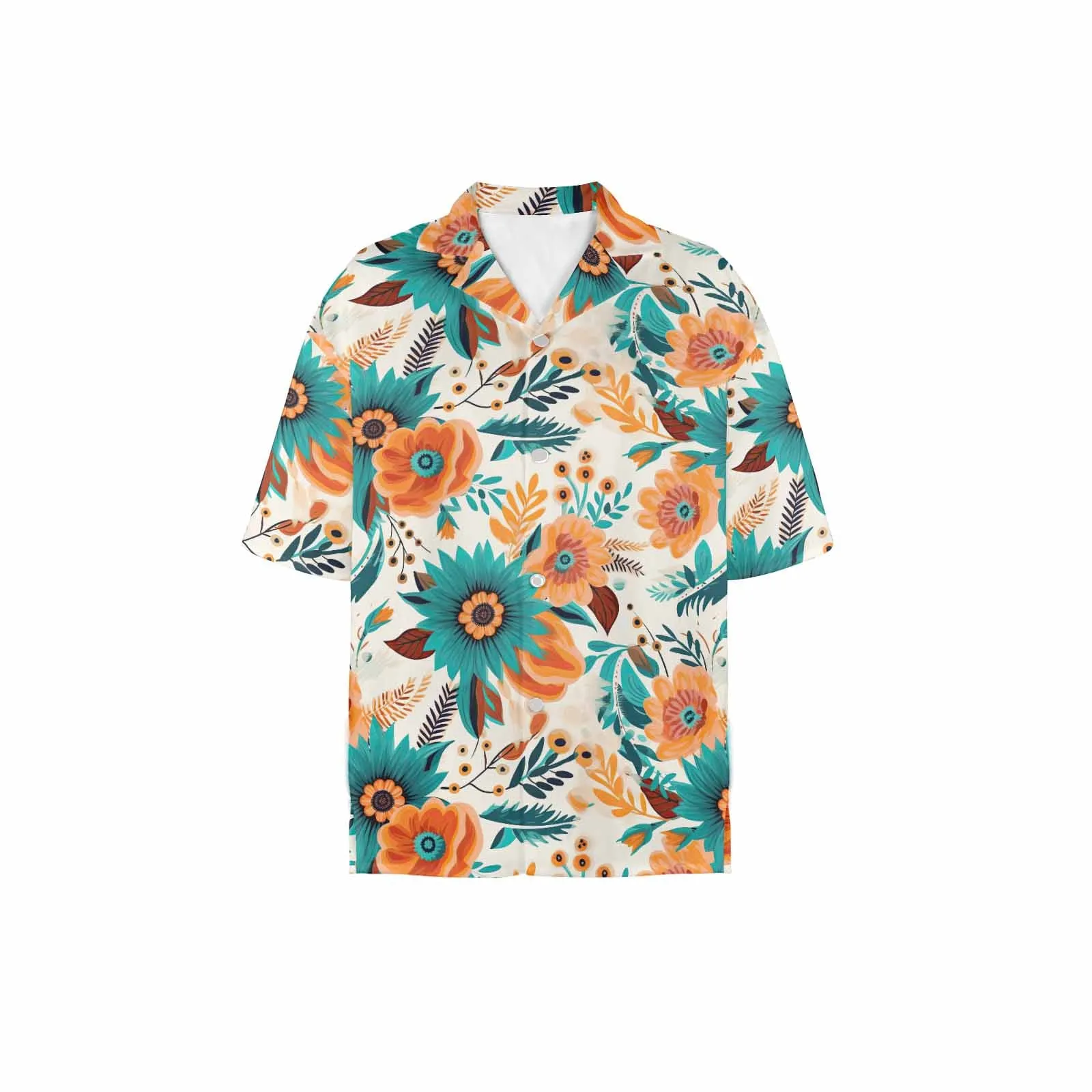 Boho Retro Floral  Women's Hawaiian Shirt