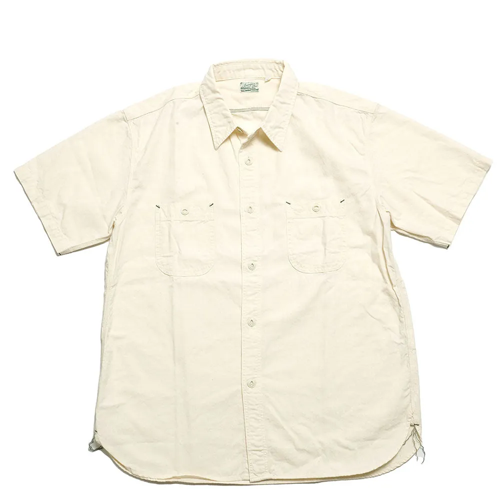 BURGUS PLUS - S/S Chambray Work Shirt - HBP-300CHS