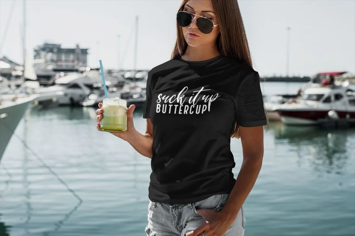 Chic Buttercup Stylish Women's Designer T-shirt