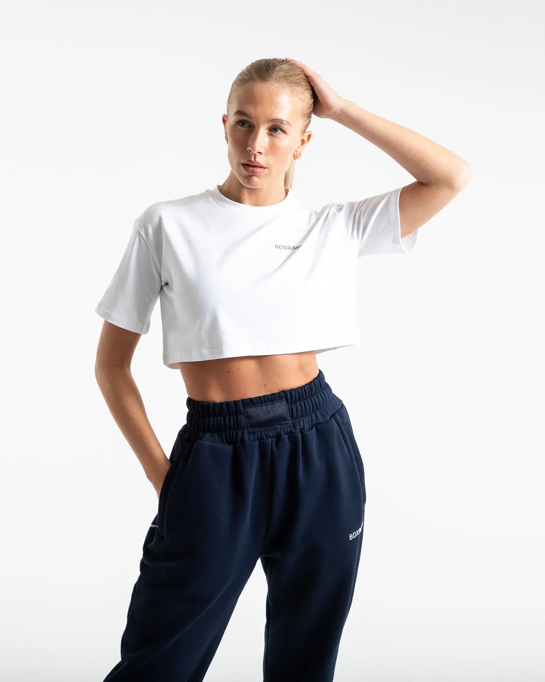 Cropped BOXRAW T-Shirt - White