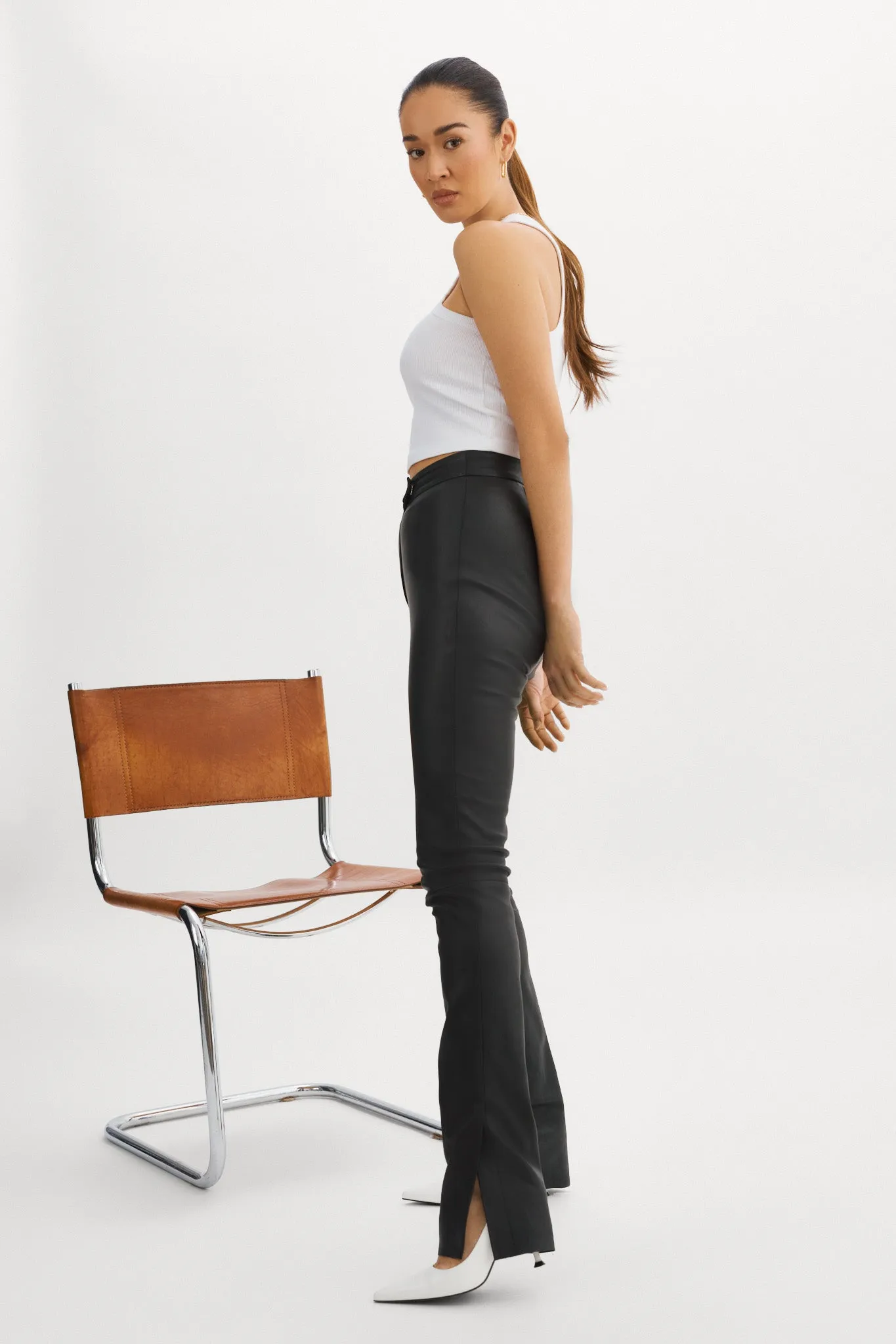 DAWN | Stretch Leather Pants