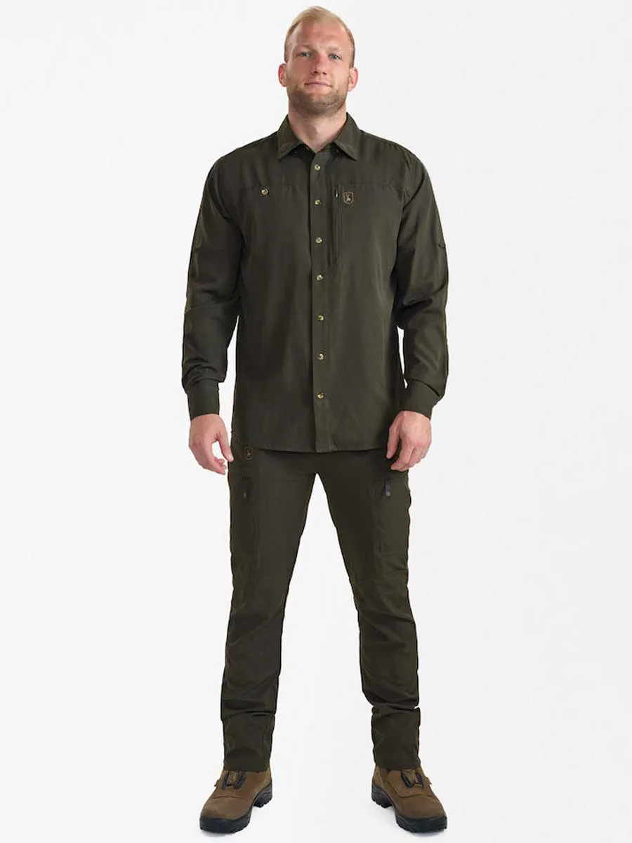 DEERHUNTER Canopy Shirt - Men's - Forest Green