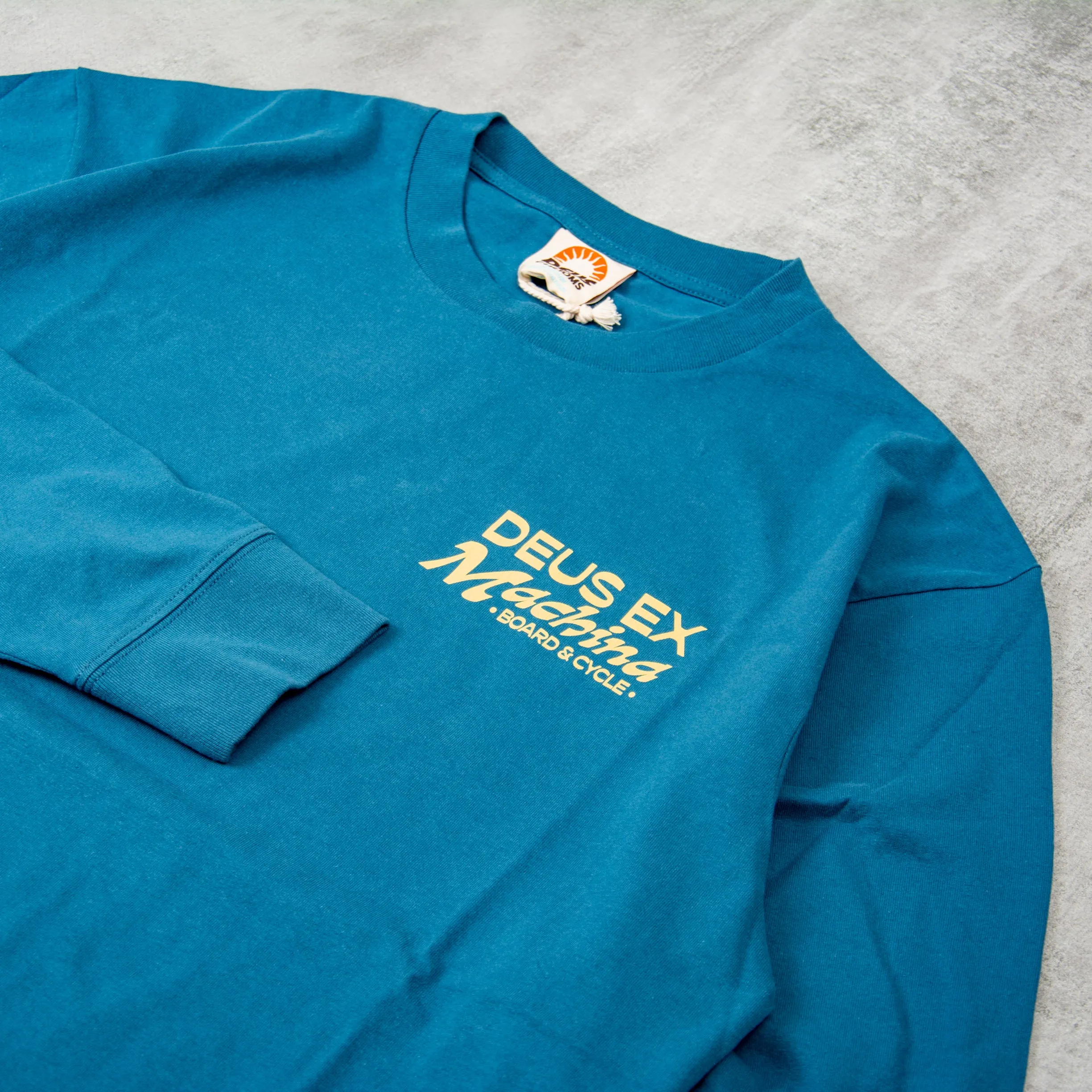 Deus Ex Machina Last Resort L/S Tee - Mechanic Blue