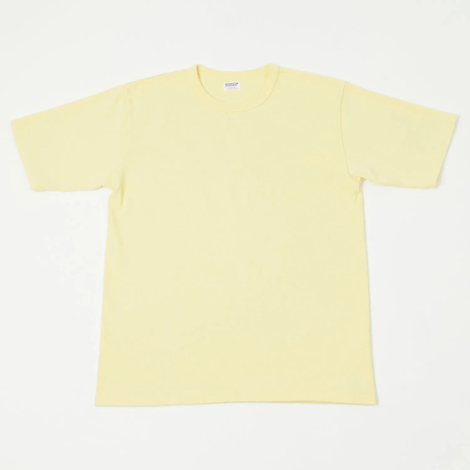 Dubbleworks Heavy Fabric SS Tee - Pale Yellow