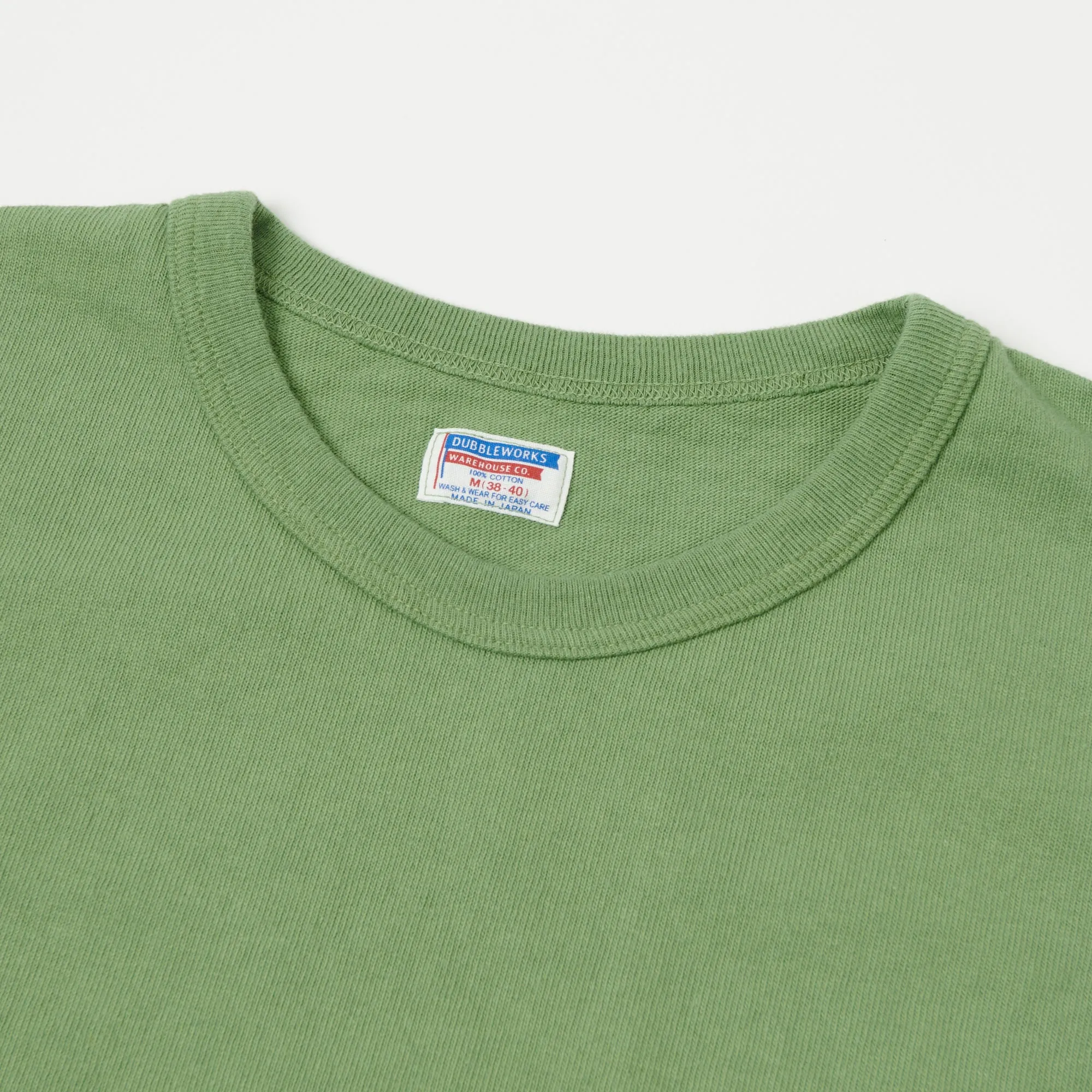 Dubbleworks Heavy Fabric SS Tee - Tea Green