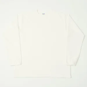 Dubbleworks Long Sleeve Heavy Fabric Tee - Off White