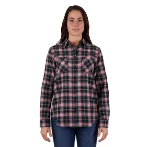 Dux-Bak Womens Agnes Thermal L/S Shirt Black/Pink