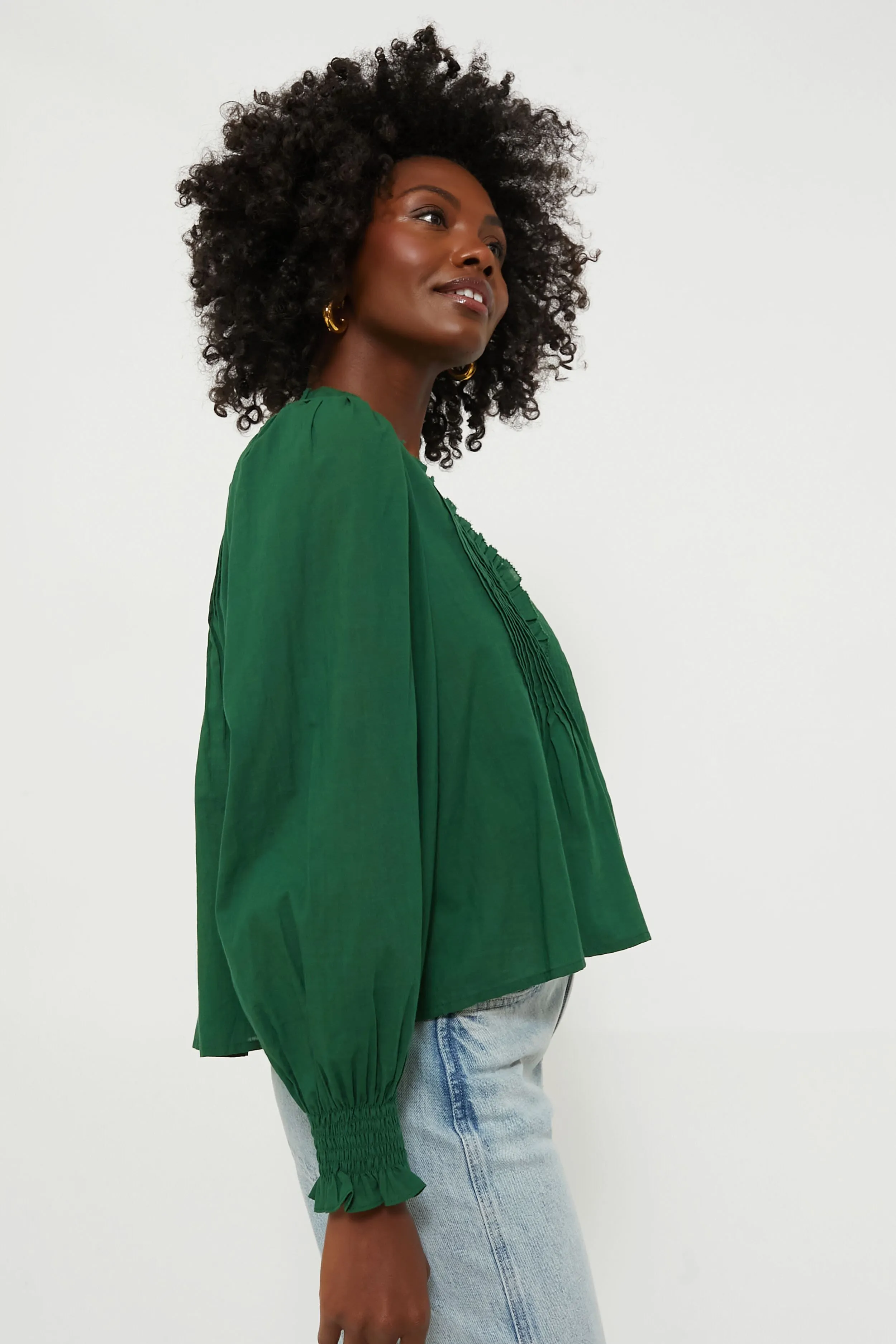 Emerald Renata Solid Longsleeve Top