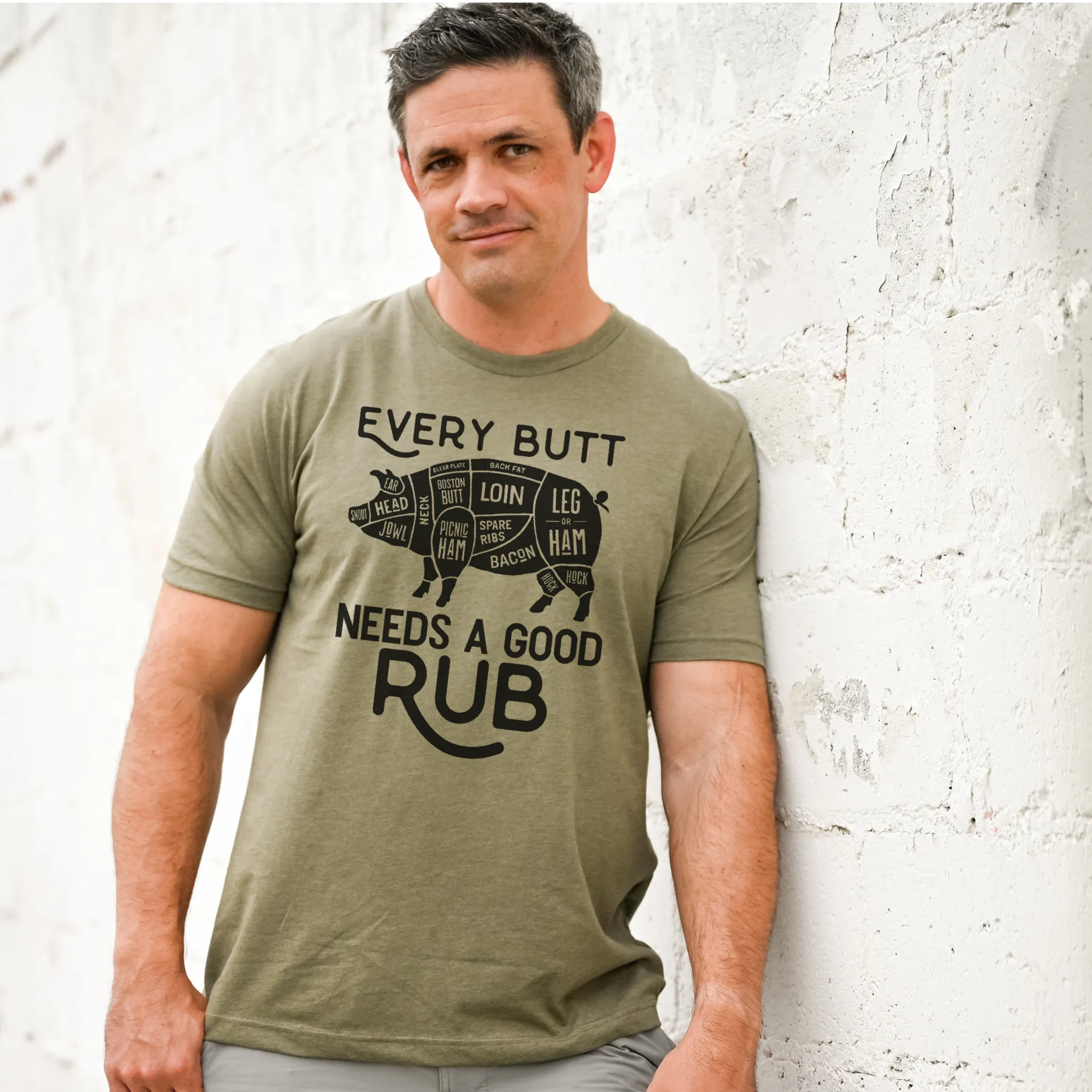 EVERY BUTT NEEDS A GOOD RUB MENS T-SHIRT