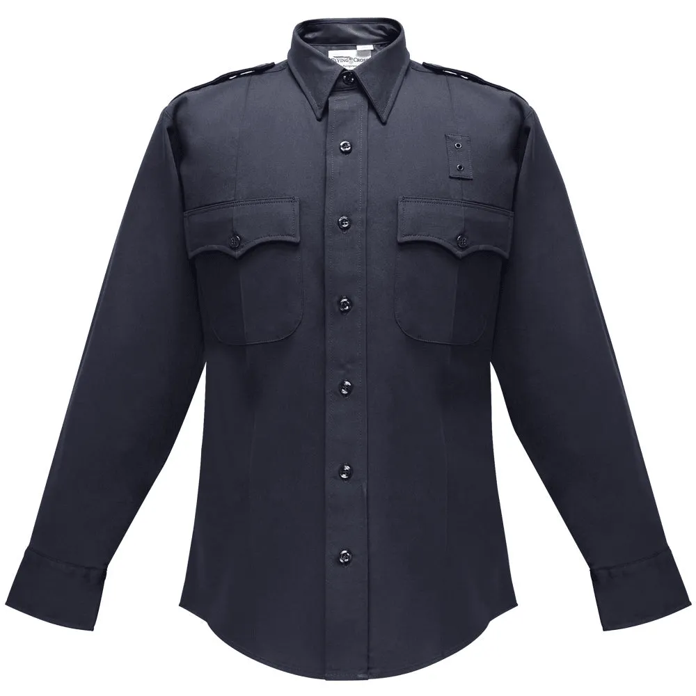 Flying Cross Deluxe Tactical Long Sleeve Shirt w/ Com Ports - LAPD Navy