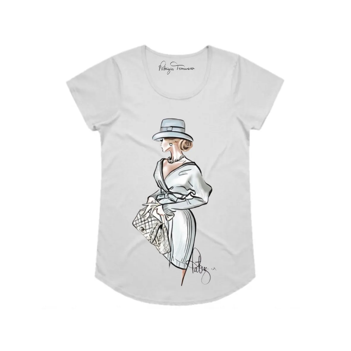 Glam Tee - Lady - White