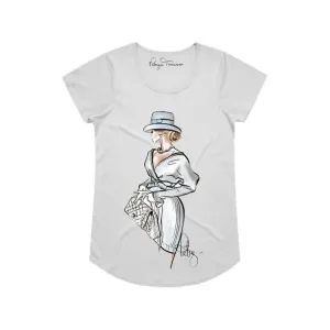 Glam Tee - Lady - White