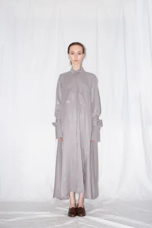 Grey Elongated Sleek Shirt