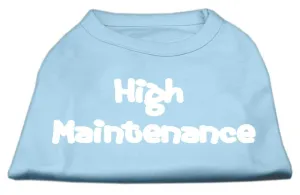 High Maintenance Screen Print Shirts  Baby Blue XXXL(20)