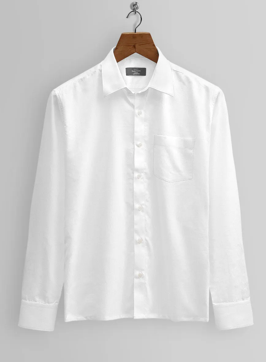 Italian Lombardo Fine White Shirt