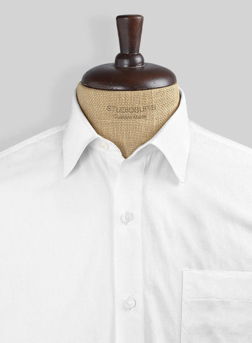 Italian Lombardo Fine White Shirt