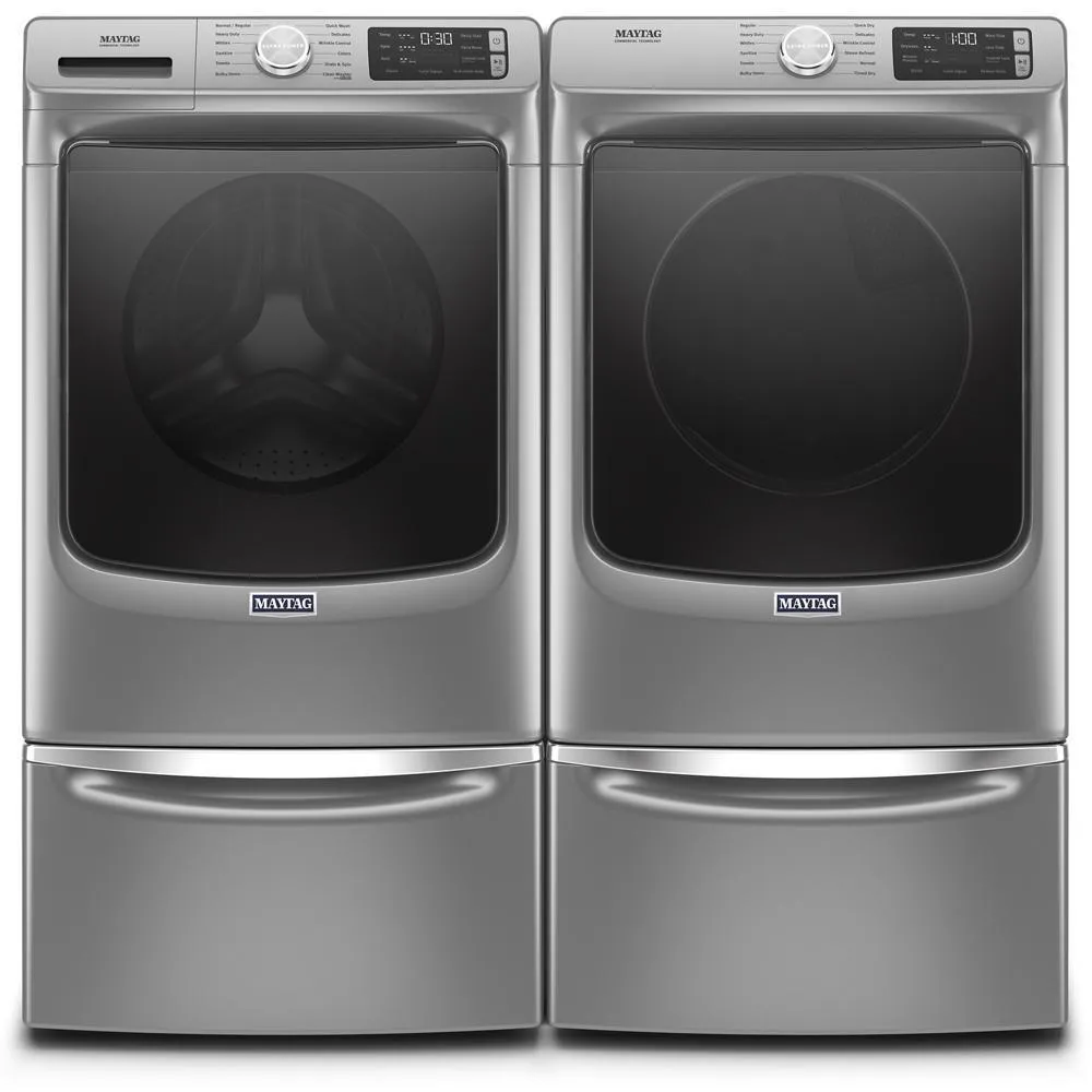 Maytag MED6630HC Front Load Electric Dryer with Extra Power and Quick Dry Cycle - 7.3 cu. ft.