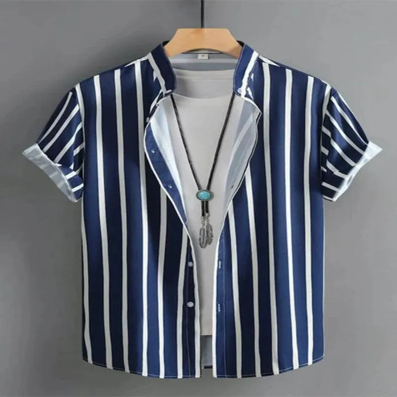 Men's Shirt Button Up Shirt Casual Shirt Summer Shirt Beach Shirt