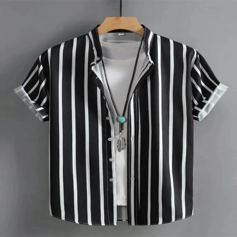 Men's Shirt Button Up Shirt Casual Shirt Summer Shirt Beach Shirt