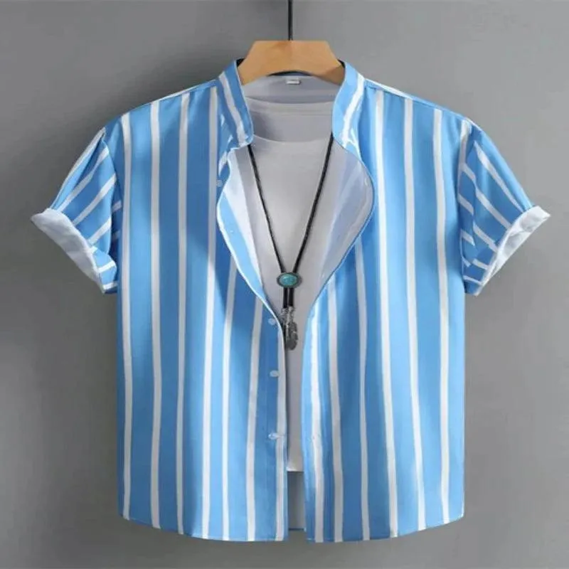 Men's Shirt Button Up Shirt Casual Shirt Summer Shirt Beach Shirt