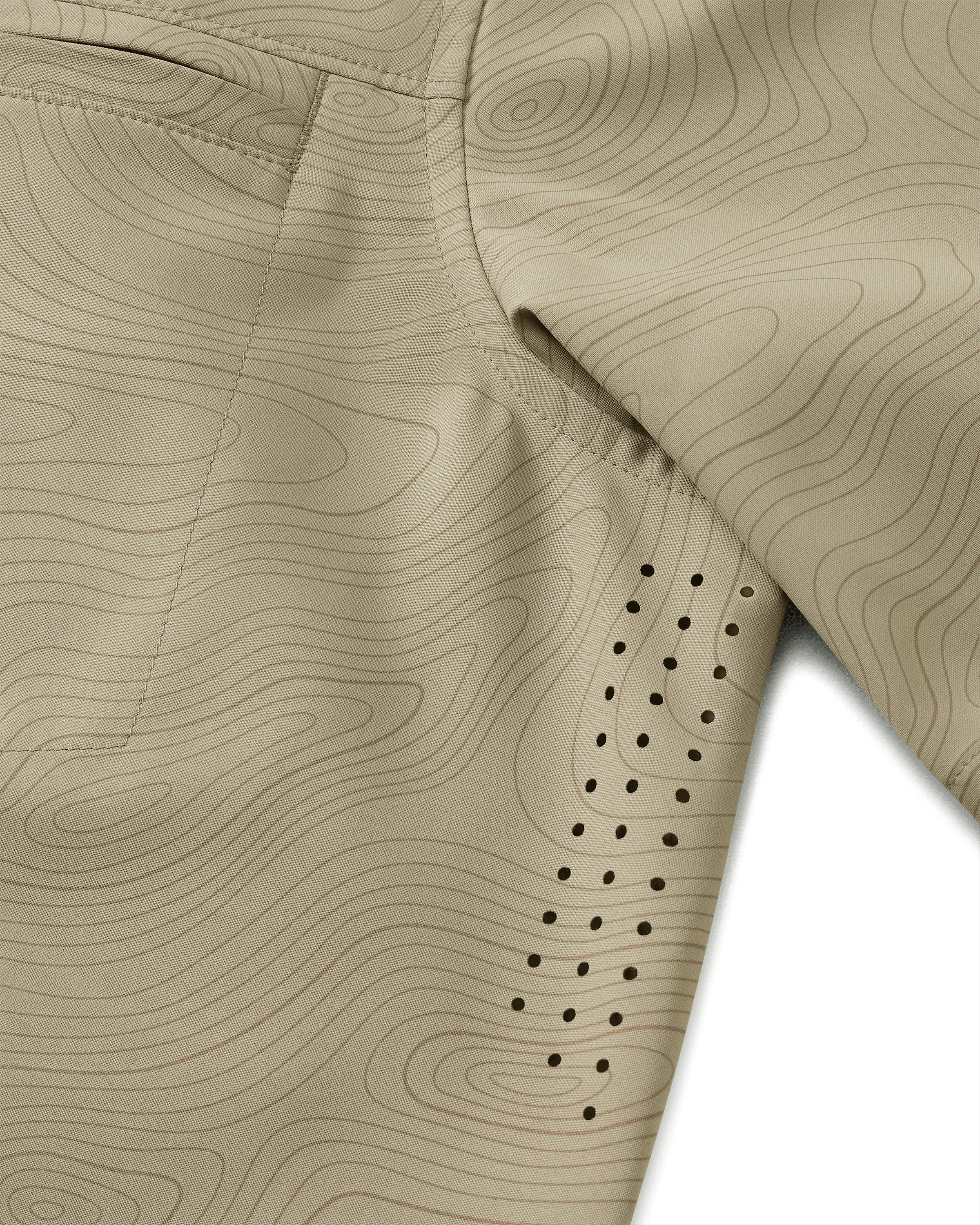 Mesa Vented SS Snap Shirt | Bone Topo Print