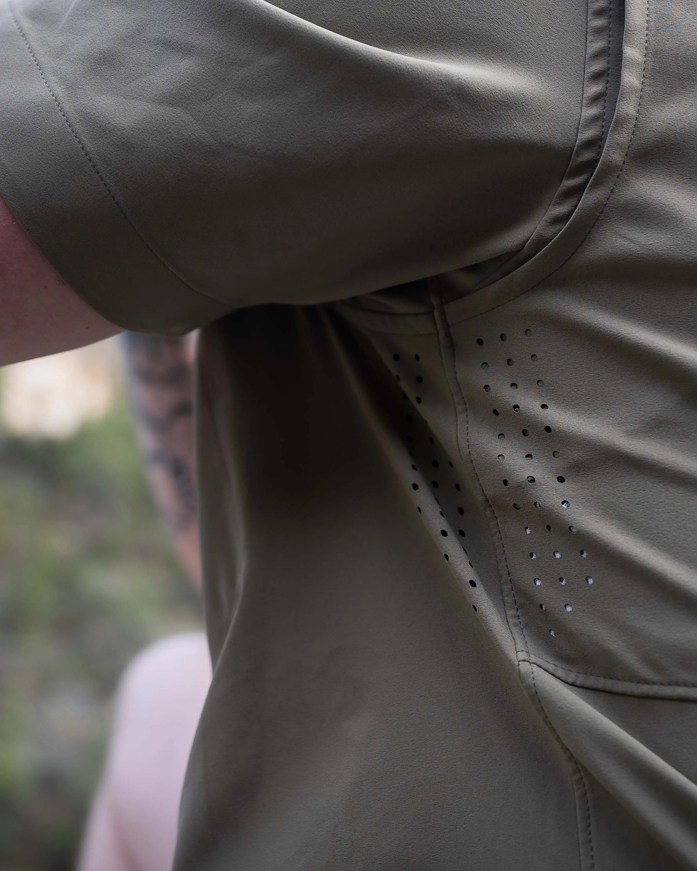 Mesa Vented SS Snap Shirt | Bone Topo Print