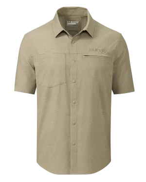 Mesa Vented SS Snap Shirt | Bone Topo Print