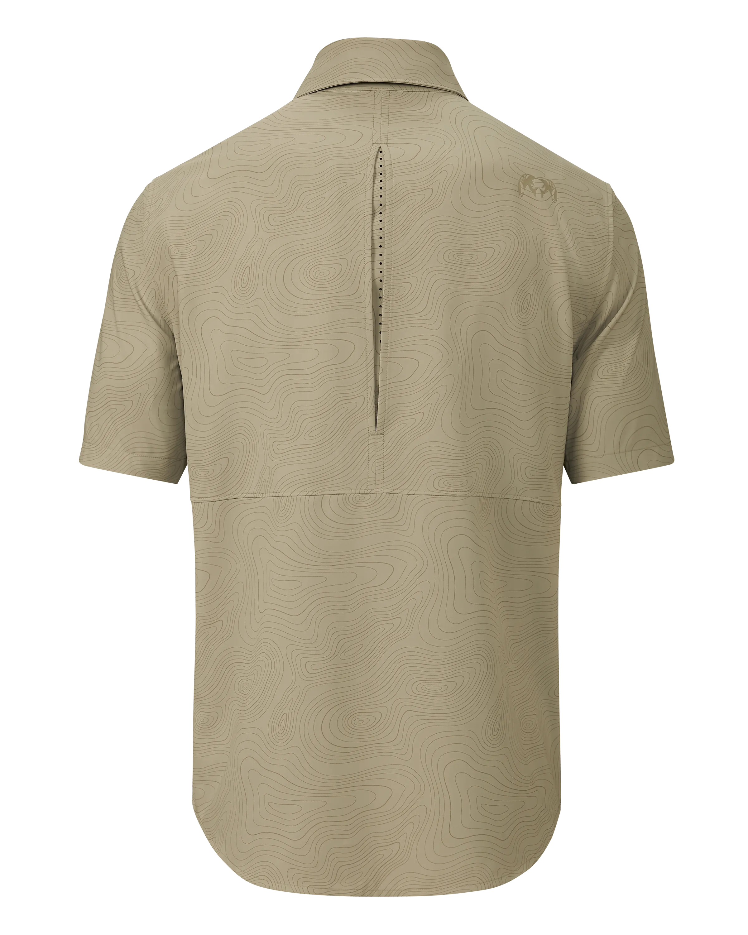 Mesa Vented SS Snap Shirt | Bone Topo Print