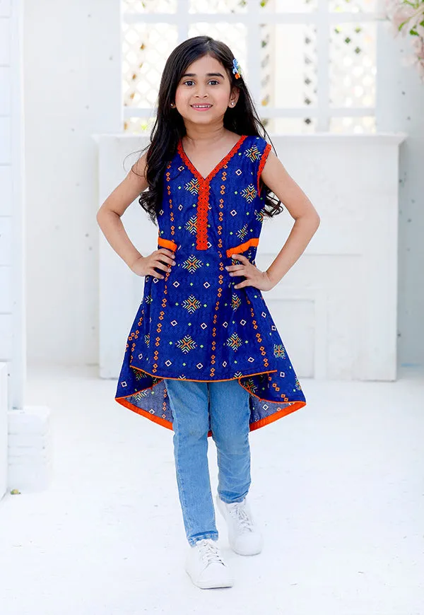 Modest Stitched Summer Kids Shirts Collection'2024-Zira