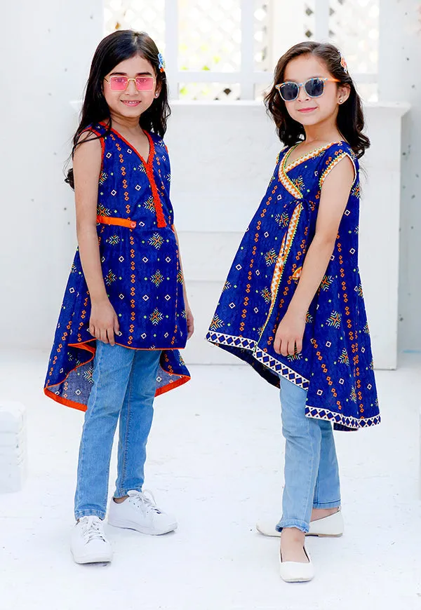 Modest Stitched Summer Kids Shirts Collection'2024-Zira