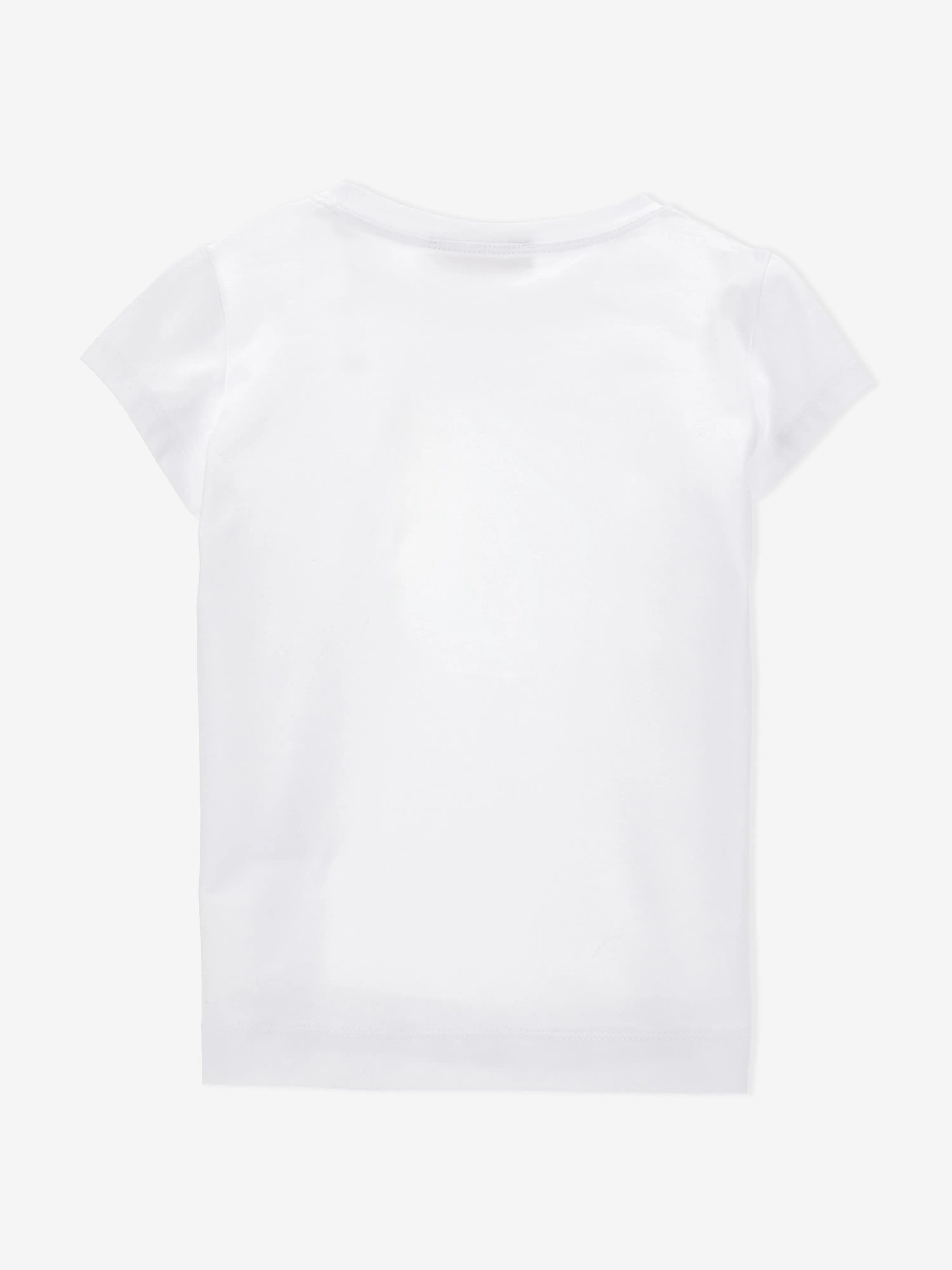 Monnalisa Girls Strawberry T-Shirt in White