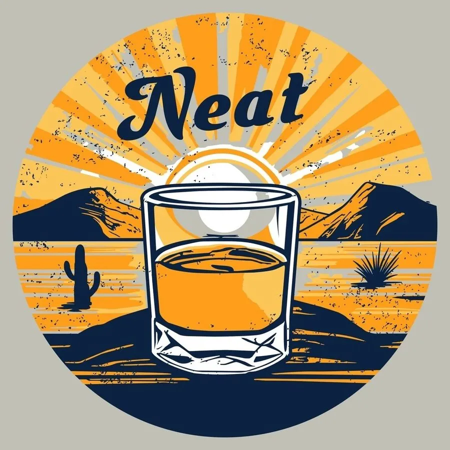 Neat Whiskey T-Shirt - Sand