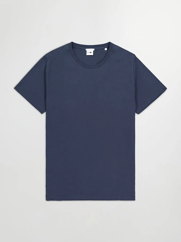 NN07 Pima T-Shirt in Navy Blue