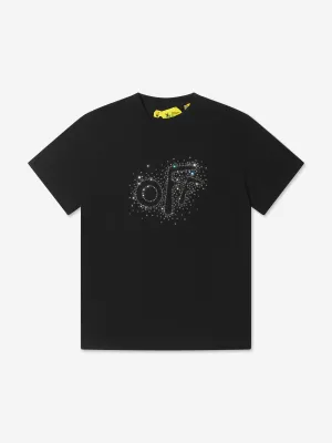 Off-White Girls Crystals Logo T-Shirt