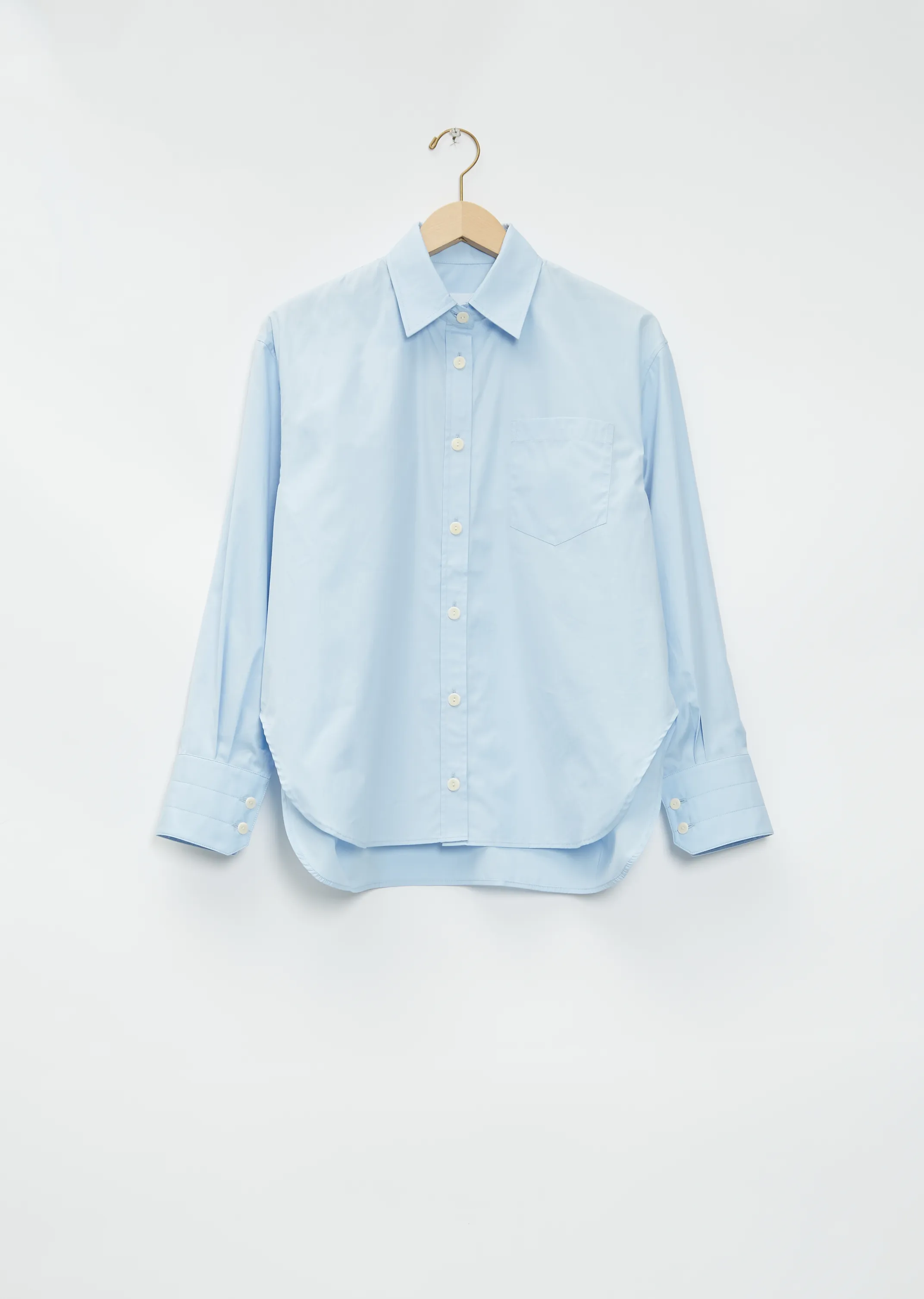 Oversized Shirt — Sky Blue