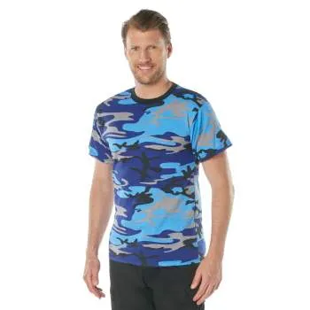 Rothco Camo T-Shirt / Electric Blue Camo