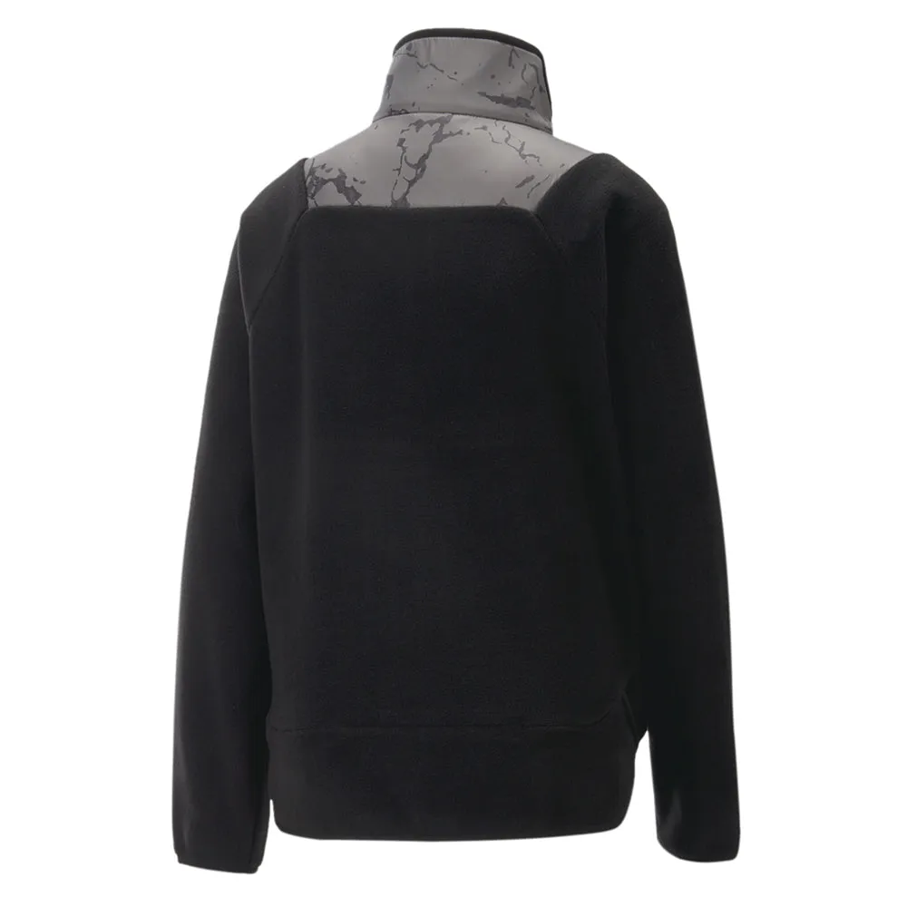 Seasons Fleece Mock Neck Long Sleeve Half Zip Pullover