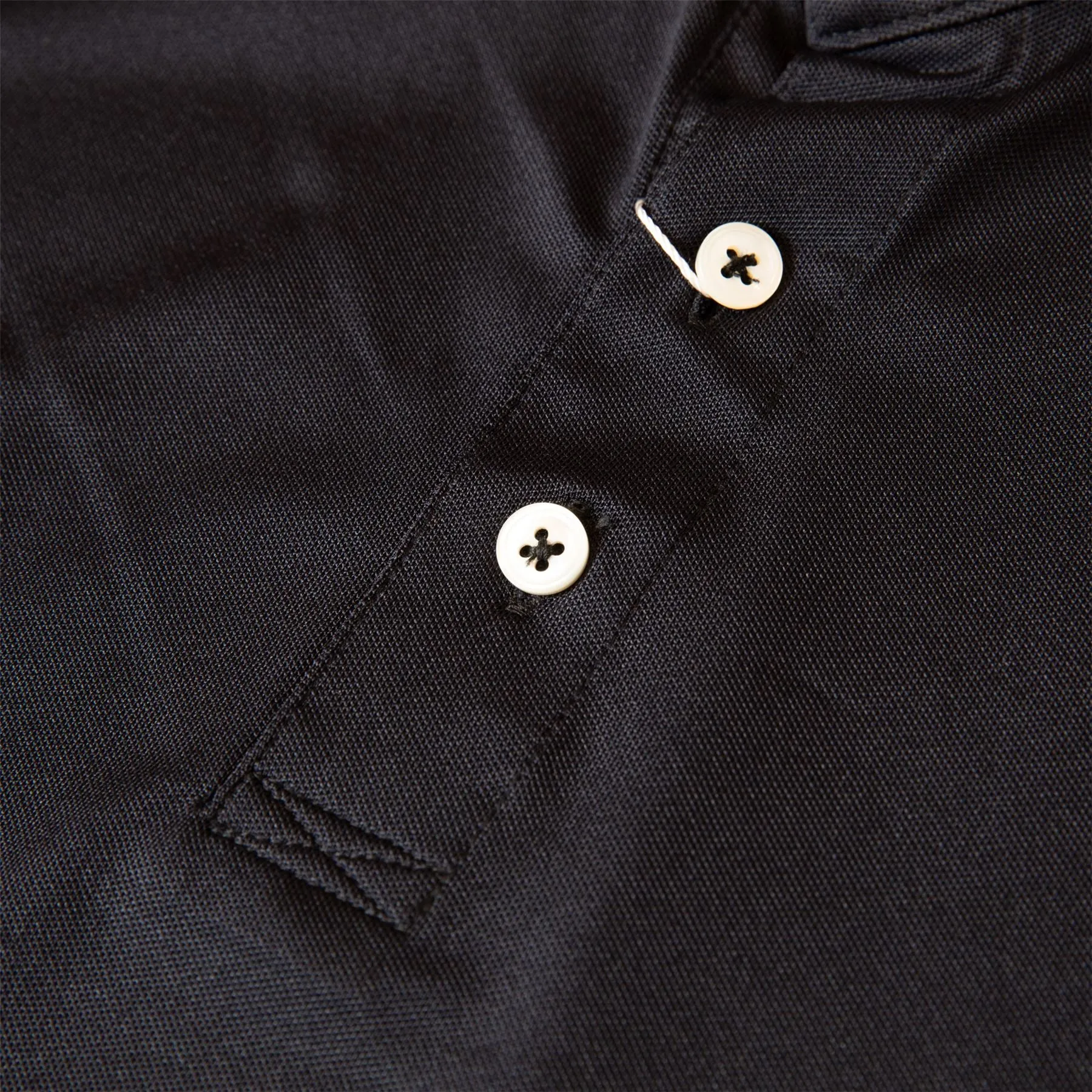 The Macdonald Knit Polo Black - 2025