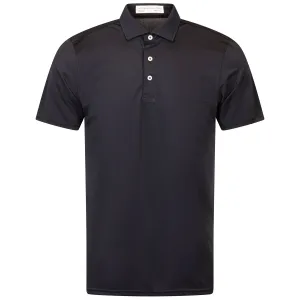 The Macdonald Knit Polo Black - 2025