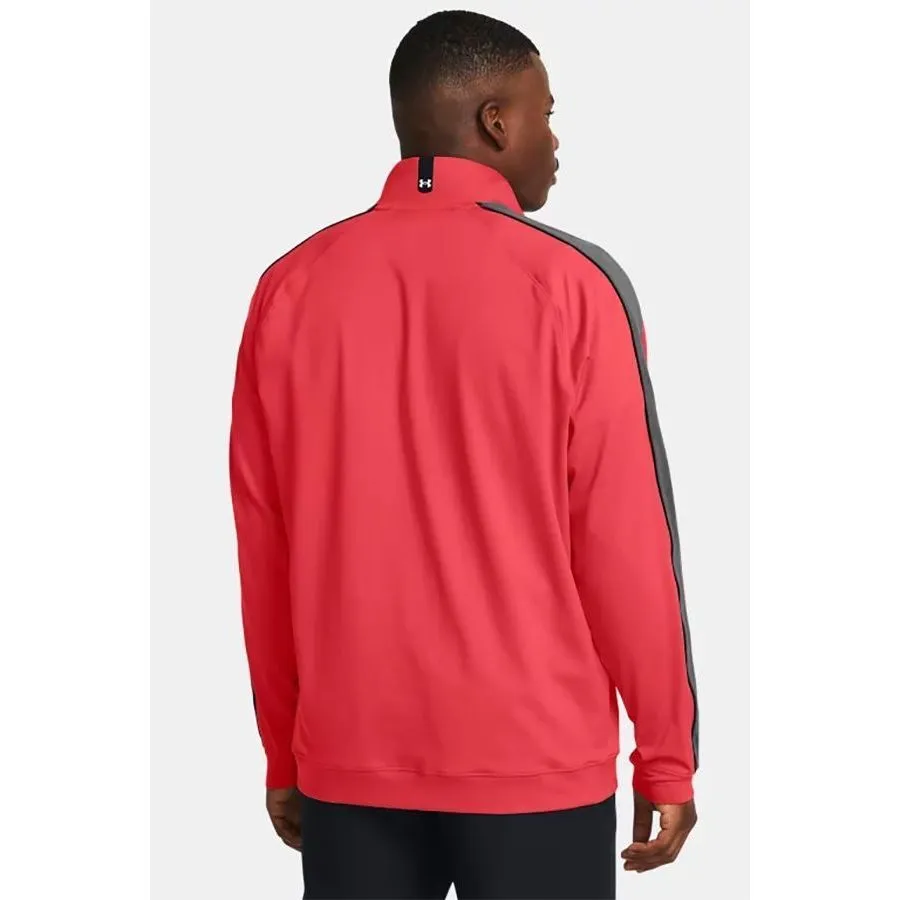 Under Armour Mens Storm Midlayer 1/2 Zip Red Solstice