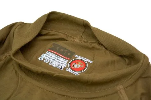 USMC FROG Coyote Base Layer Silk Weight Shirt- SURPLUS