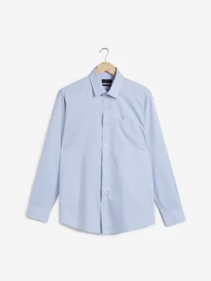 WES Formals Light Blue Relaxed Fit Shirt