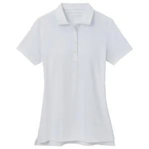 Womens Button Polo White - 2025