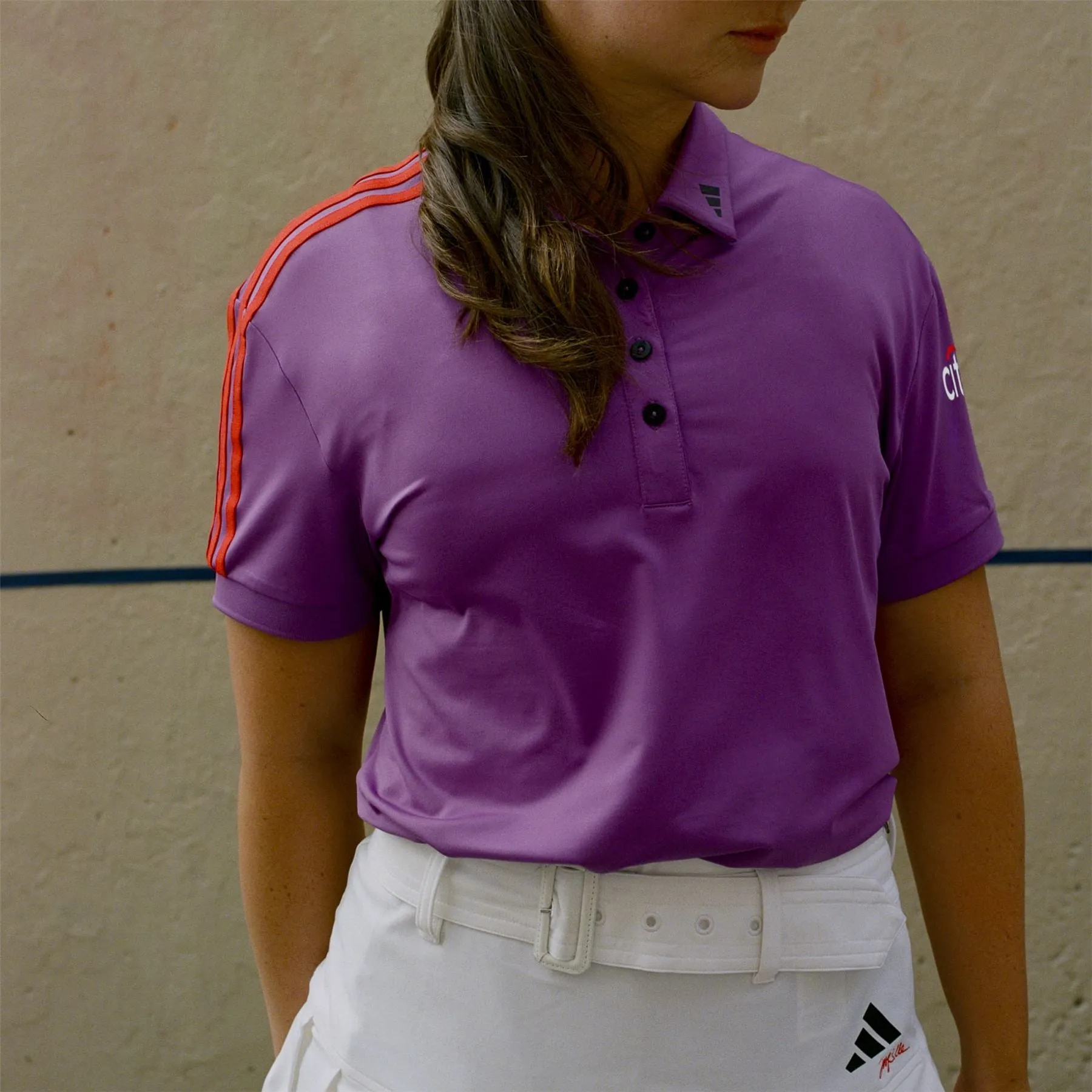 Womens JAY3LLE Polo Active Purple - 2024