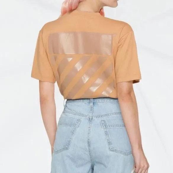 Women's Off-White Diagonal T-Shirt